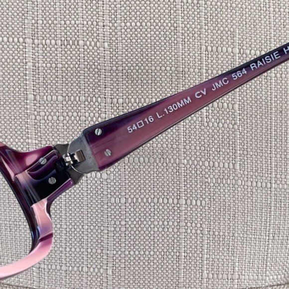Jessica McClintock Women Eyeglasses RAISIE HORN 54[]16 130 Glasses - Picture 9 of 12